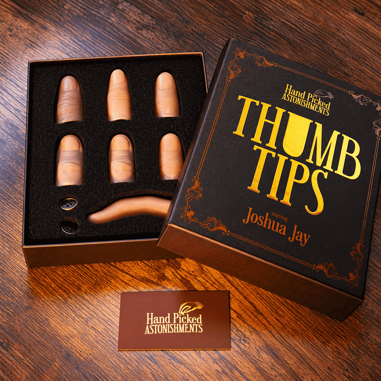 Hand Picked Astonishments THUMB TIPS with Joshua Jay by Murphy's Magic
