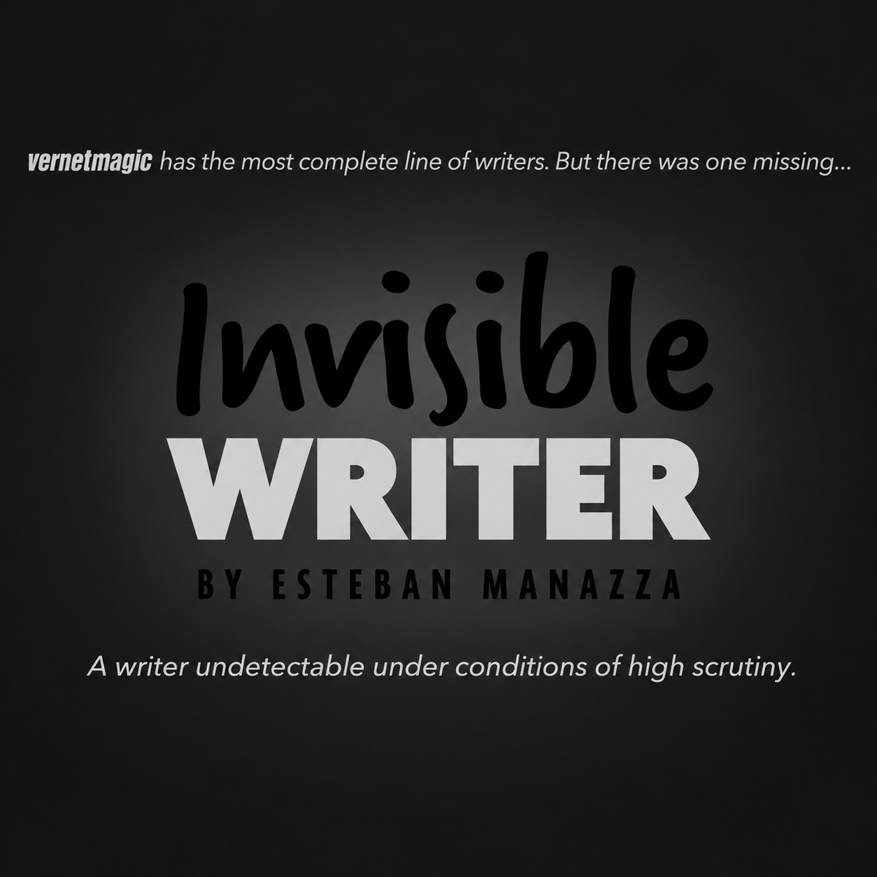 Invisible Writer (Pencil Lead) by Vernet