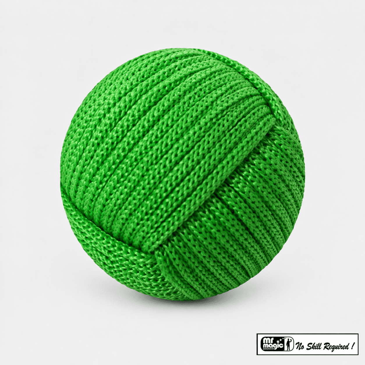 Rope Ball 2.25 inch (Green) by Mr. Magic
