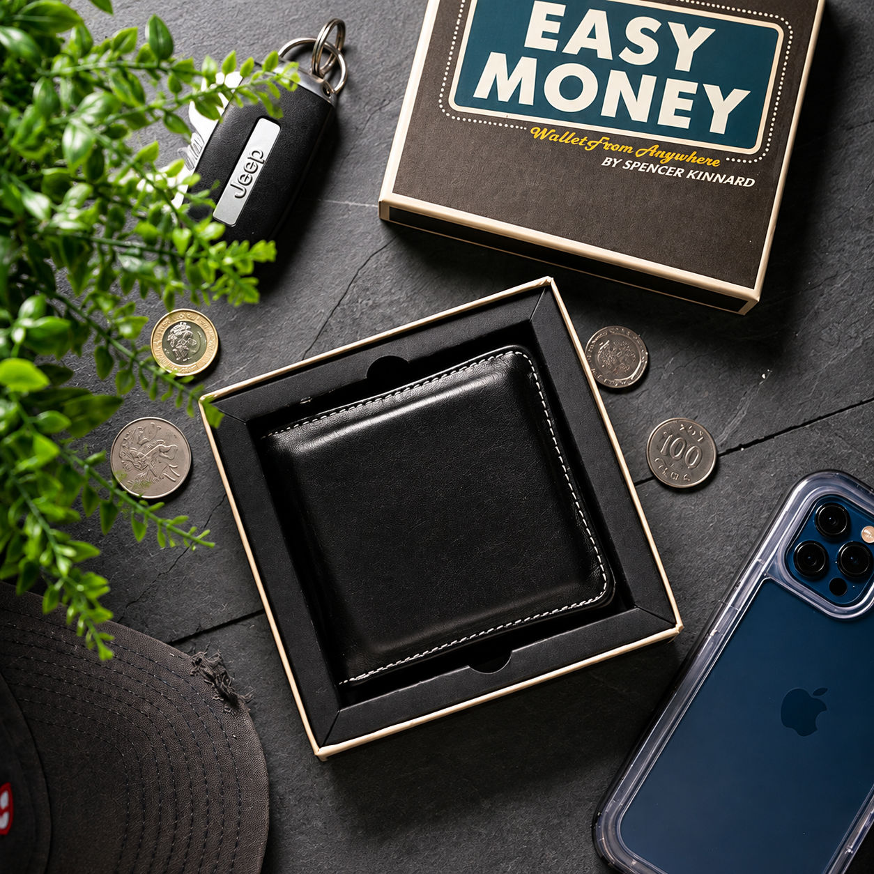 Easy Money Black Wallet by Spencer Kennard