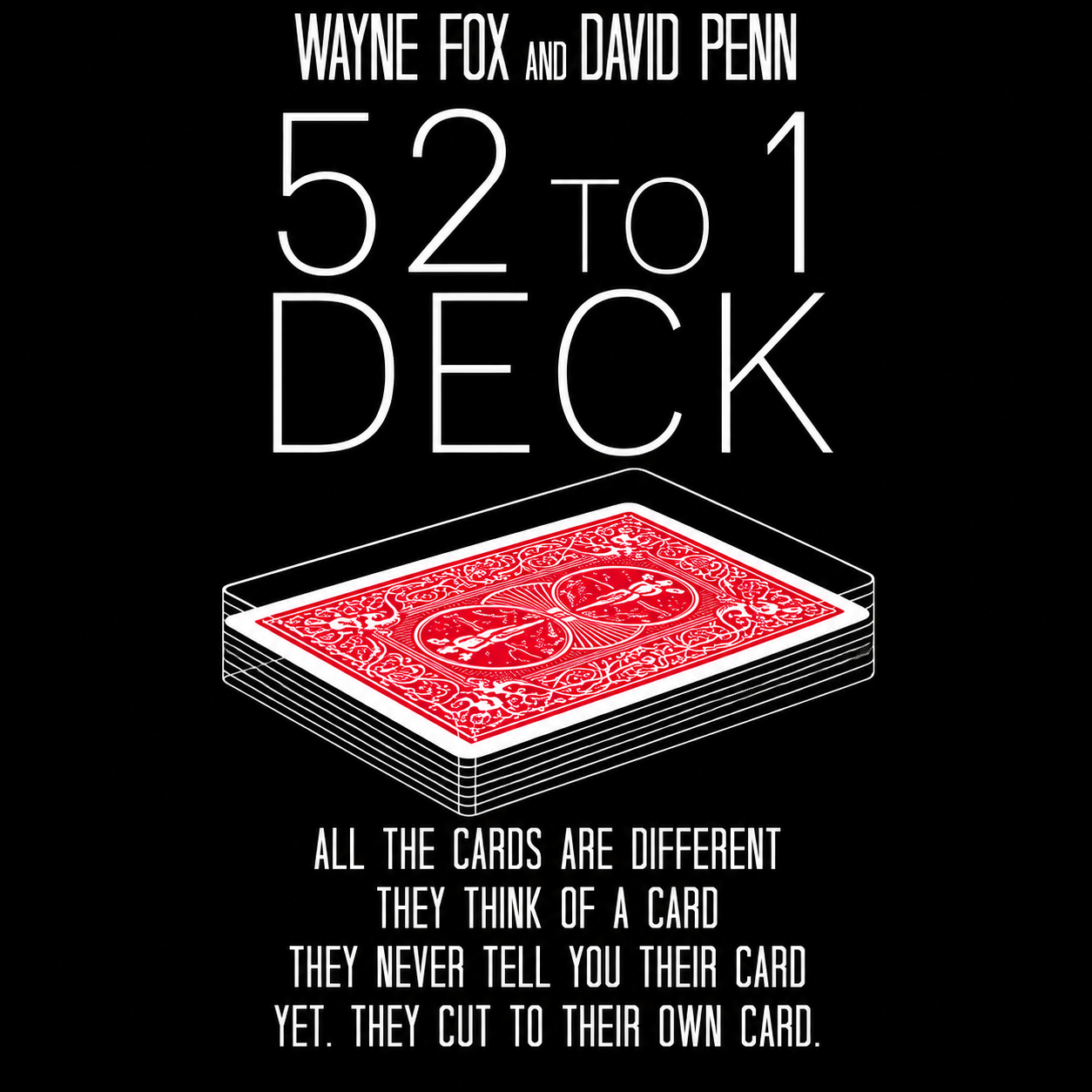 The 52 to 1 Deck Red (Gimmicks and Online Instructions) by Wayne Fox and David Penn