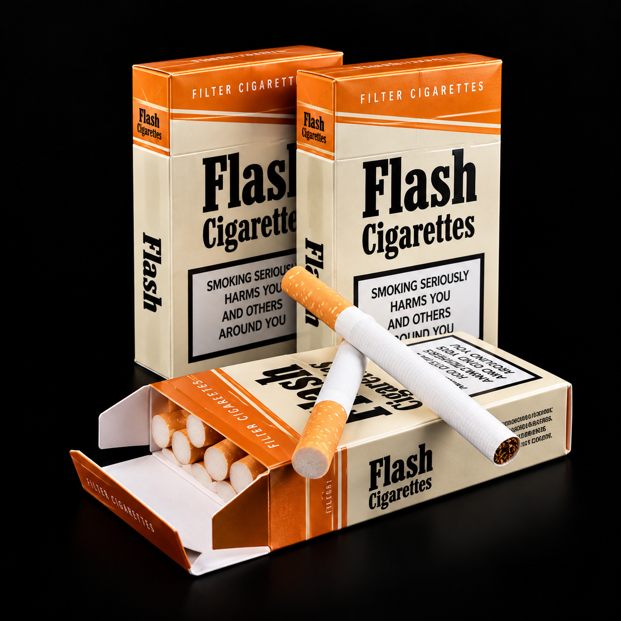 Flash Cigarettes – 10 cigarettes By Panda Magic
