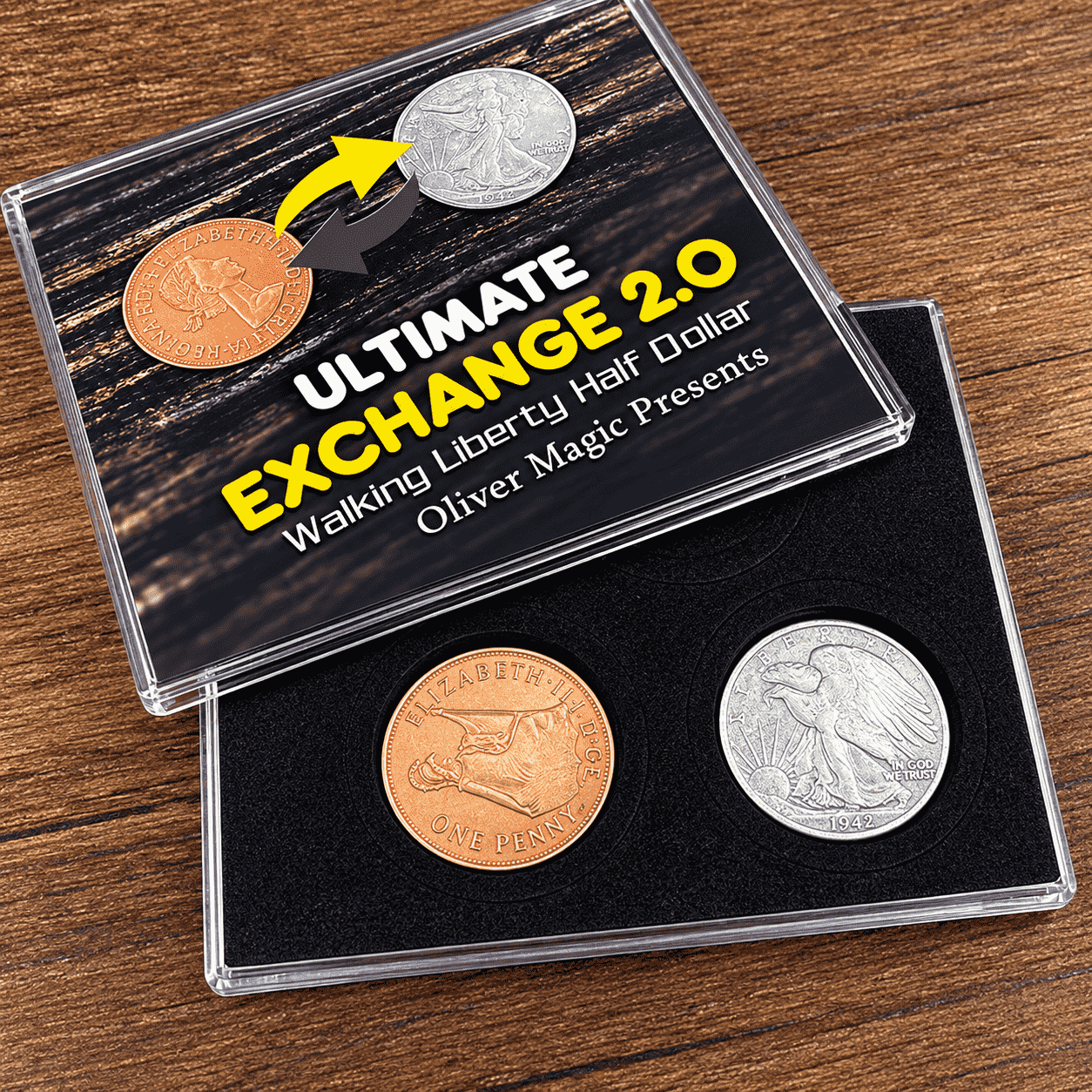Ultimate Exchange 2.0 (Walking Liberty Half Dollar) by Oliver Magic